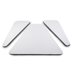 OEM 3-piece hood insulation pad set for BMW E30 by Genuine BMW