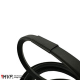 MVP E30 Front Windshield Black Moulding Set (Early Schwarz Edition)