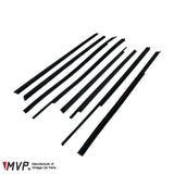 MVP E30 Sedan Side Window Weatherstrip PVC Set (Late Models)