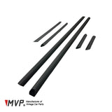 MVP E30 Coupe Lower Body Moulding Set – Matte Black Profile B (Late Models)