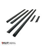 MVP E30 Sedan Lower Body Moulding Set – Matte Black Profile B (Late Models)
