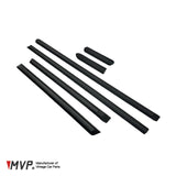 MVP E30 Sedan Lower Body Moulding Set – Matte Black Profile B (Late Models)