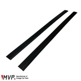 MVP E30 2-Door Outer Rocker Panel Sill Strip Set (Black)