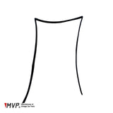 MVP E30 Sedan & Touring Rear One-Piece Window Guide Channel (Left Hand)