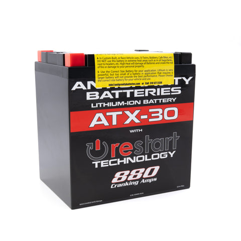 Antigravity ATX-30 lightweight lithium battery with restart technology