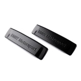 BMW E30 billet motorsport door handles satin black pair