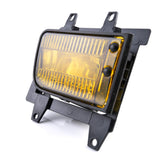 BMW E30 late model yellow fog lights pair for plastic bumper
