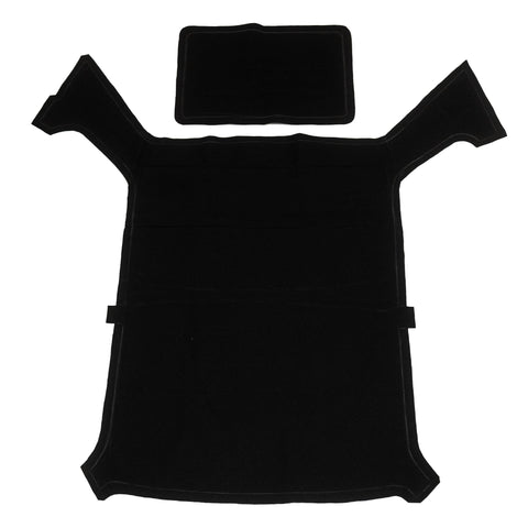 Black Stitch Luxe Suede Headliner Sunroof Cover For BMW E30 1981-1992 Coupe – Alcantara Skin Only