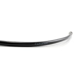 CAtuned black braided clutch line male to female straight fitting E30 E36