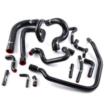 Silicone cooling hose kit for BMW E30 M42 in black or blue by CA Tuned