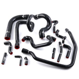 Silicone cooling hose kit for BMW E30 M42 in black or blue by CA Tuned