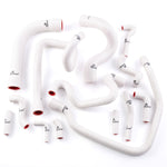 White silicone cooling hose kit for BMW E30 M42 by CA Tuned