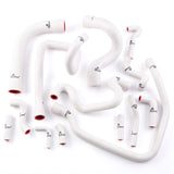White silicone cooling hose kit for BMW E30 M42 by CA Tuned
