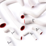 White silicone cooling hose kit for BMW E30 M42 by CA Tuned