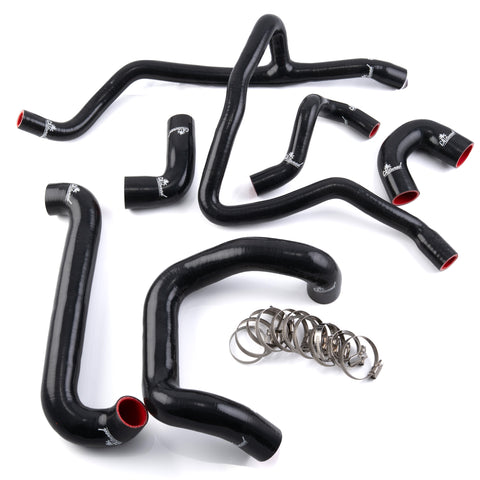 Silicone cooling hose kit for BMW E30 M20 late model by CA Tuned