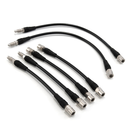 CAtuned stainless steel braided brake lines for BMW E30