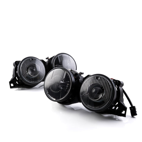 DEPO smoked euro glass headlights for BMW E30 projector conversion
