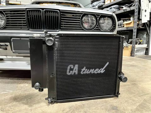 CAtuned All Aluminum Radiator Compatible with E30 318i/318is M42 Black Series