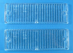 BMW E30 clear front turn signal lenses plastic bumper non-M3