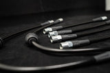 CAtuned stainless steel braided brake lines for BMW E30